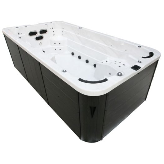 AWT Swim-spa Innovation 4.5 Sterling Silver 450x230 cm. grijs