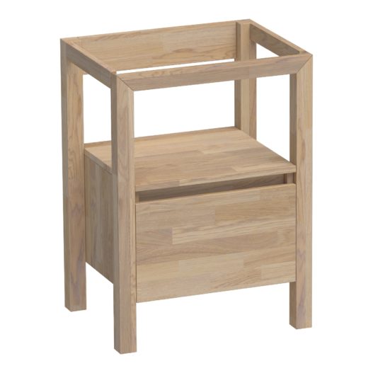 Onderkast Natural Wood Staand 60 Grey Oak