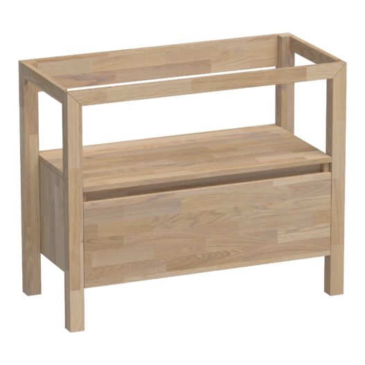 Onderkast Natural Wood Staand 100 Grey Oak