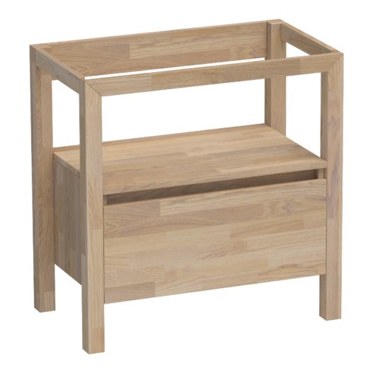 Onderkast Natural Wood Staand 80 Grey Oak