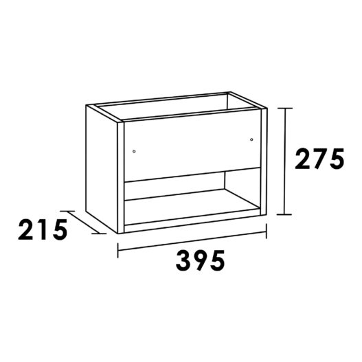 Fonteinkast SMALL Legno Viola