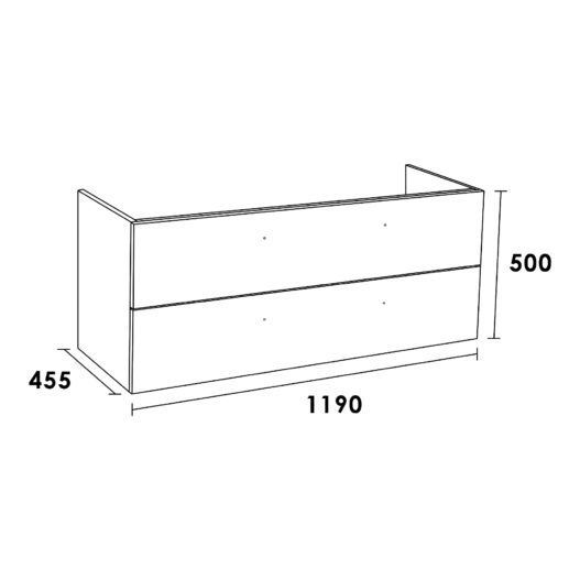 Onderkast EX 120-1 Legno Calore