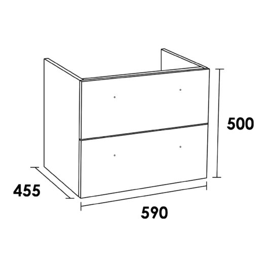 Onderkast EX 60 Legno Viola