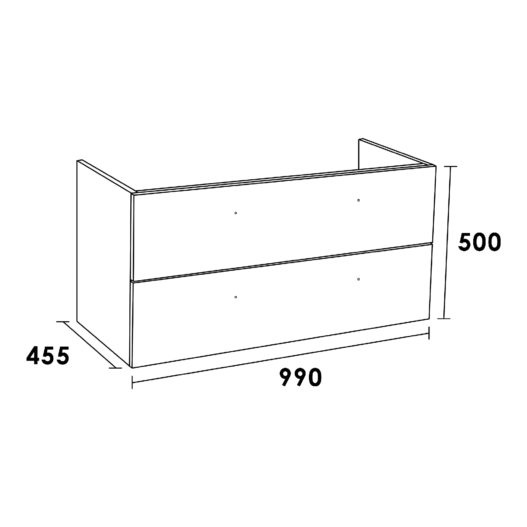 Onderkast EX 100 Legno Viola