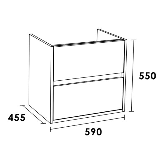 Onderkast NEXXT 60 Legno Viola