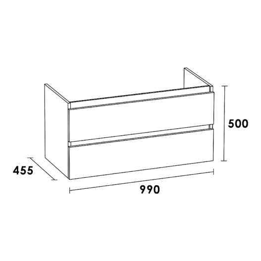 Onderkast Solution 100 Legno Calore