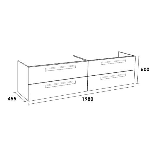 Onderkast IQ 100 Legno Viola