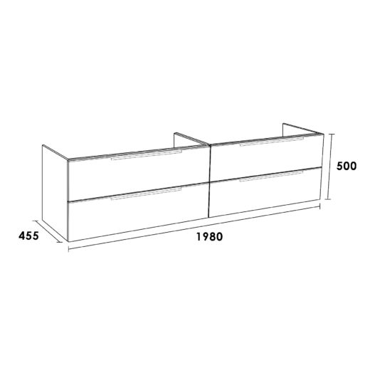 Onderkast EVO 100 Almond