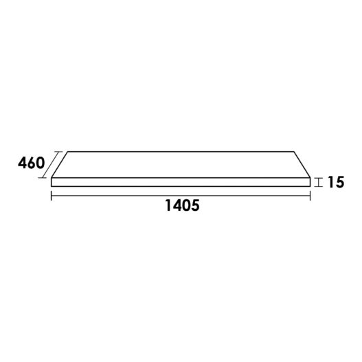 Topblad Fine Stone 140