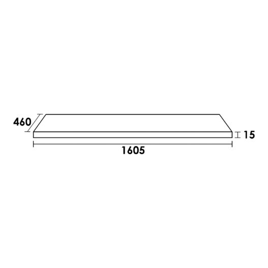 Topblad Fine Stone 160