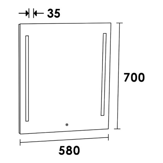 Spiegel Deline 60 Touch