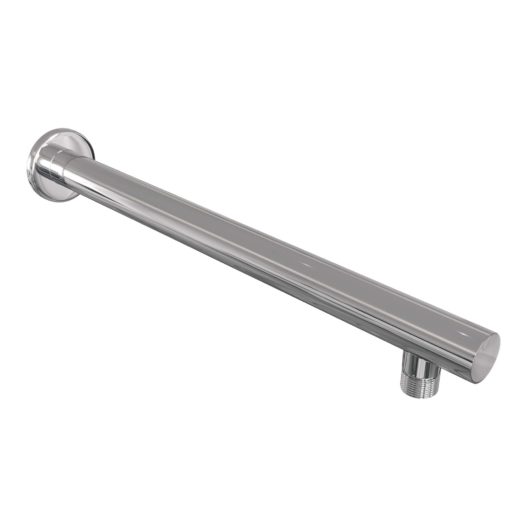 BRAUER Chrome Edition thermostatische inbouw regendouche SET 01 met 20 cm douchekop en rechte muurarm en staaf handdouche en doucheslang en wandaansluitbocht chroom