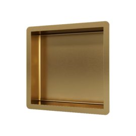 BRAUER Inbouwnis 300x300 mm goud geborsteld PVD
