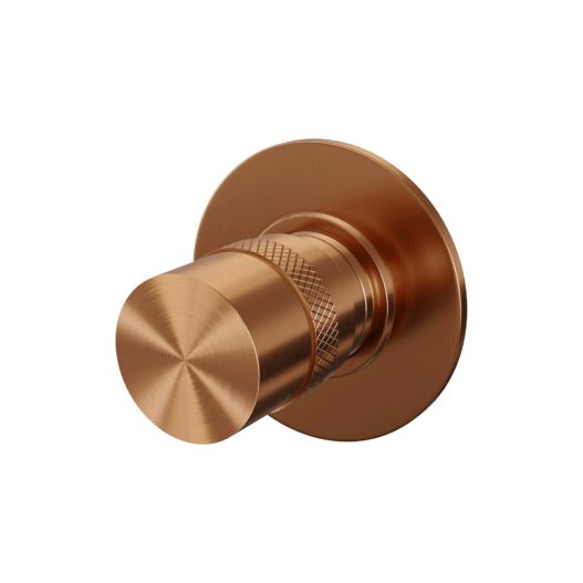 BRAUER Copper Edition losse inbouw stopkraan met in- en afbouwdelen koper geborsteld PVD