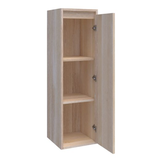 Hoge Kast Massief Eiken NEXXT 120 Rechtsdraaiend White Oak