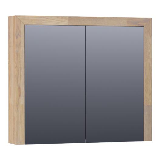 Spiegelkast Natural Wood 80 Grey Oak