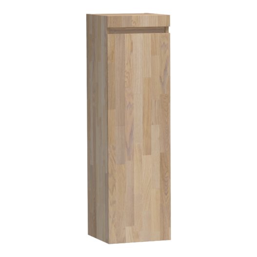 Hoge Kast Natural Wood Solution 120 Grey Oak Linksdraaiend