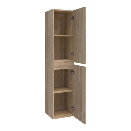 Hoge Kast Natural Wood Solution 160 Grey Oak