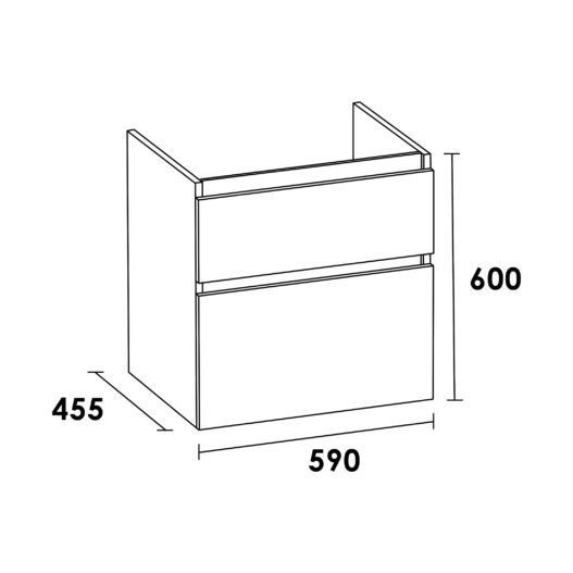 Onderkast Advance 60 Almond