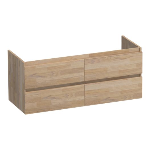 Onderkast Natural Wood Solution 120-4 Grey Oak