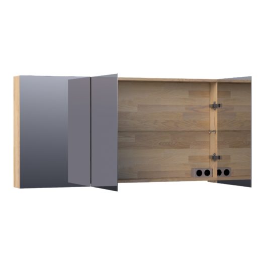 Spiegelkast Plain 140 Grey Oak