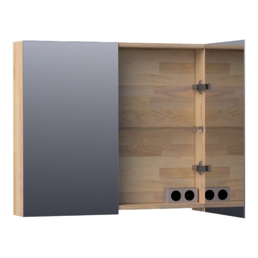 Spiegelkast Plain 80 Grey Oak