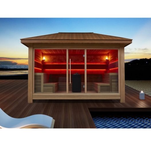 AWT Sauna LT1400D red cedar 350x250 10.8kW Vitra